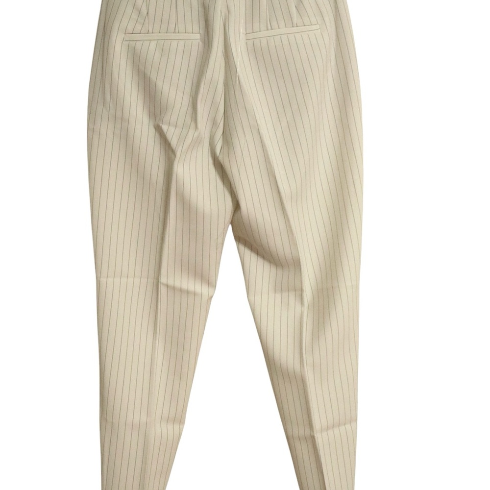 Banana Republic Striped Blazer and Pants Size 2 Beige Suit NWTO - Picture 14 of 15